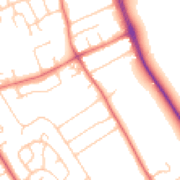 Daytime road noise heatmap for CH62 6DW