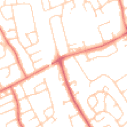 Daytime road noise heatmap for CH62 6EF