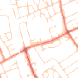Daytime road noise heatmap for CH62 6EH