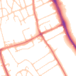 Daytime road noise heatmap for CH62 6ES