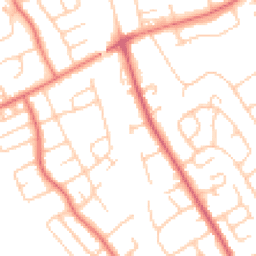 Daytime road noise heatmap for CH62 6EU