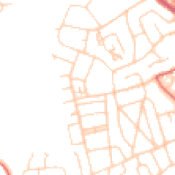 Daytime road noise heatmap for CH62 7AN