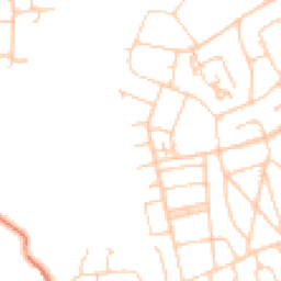 Daytime road noise heatmap for CH62 7AR