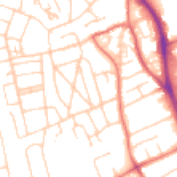 Daytime road noise heatmap for CH62 7DG