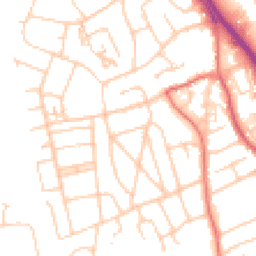 Daytime road noise heatmap for CH62 7DX