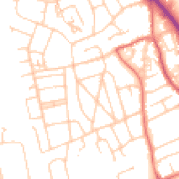 Daytime road noise heatmap for CH62 7DY