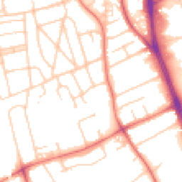 Daytime road noise heatmap for CH62 7EJ