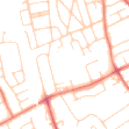 Daytime road noise heatmap for CH62 7FE