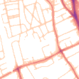 Daytime road noise heatmap for CH62 7FL