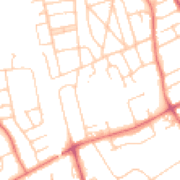 Daytime road noise heatmap for CH62 7FN