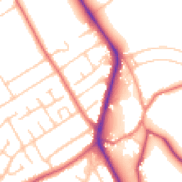 Daytime road noise heatmap for CH62 8BZ