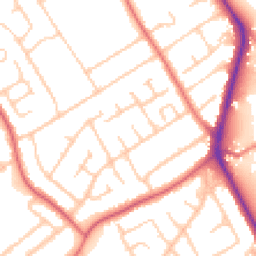 Daytime road noise heatmap for CH62 8DD