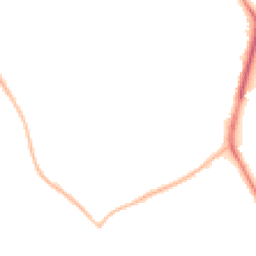 Night-time road noise heatmap for CH62 8DH