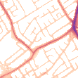 Daytime road noise heatmap for CH62 8EP