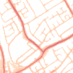 Daytime road noise heatmap for CH62 8EW