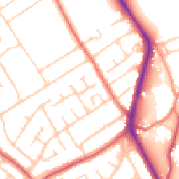 Daytime road noise heatmap for CH62 8EX