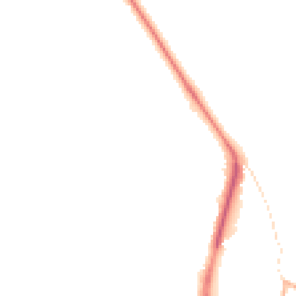 Night-time road noise heatmap for CH62 8FA