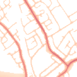 Daytime road noise heatmap for CH62 8HE