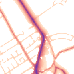 Daytime road noise heatmap for CH62 8HQ