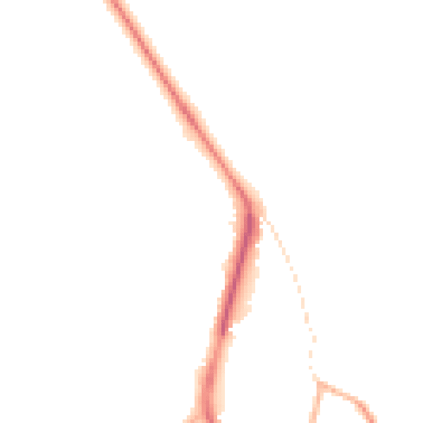 Night-time road noise heatmap for CH62 8HQ