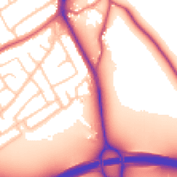Daytime road noise heatmap for CH62 9AG