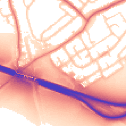 Daytime road noise heatmap for CH62 9BE