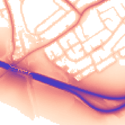 Daytime road noise heatmap for CH62 9BH