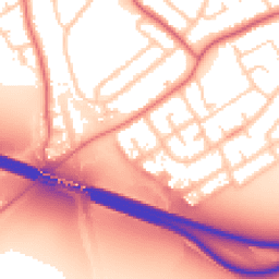 Daytime road noise heatmap for CH62 9BJ