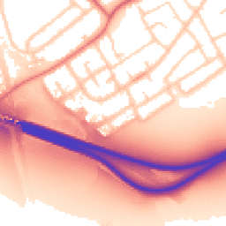 Daytime road noise heatmap for CH62 9BN
