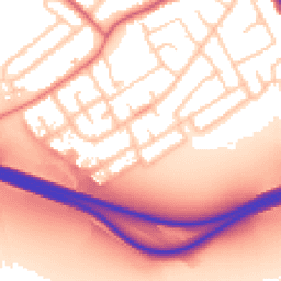 Daytime road noise heatmap for CH62 9BR