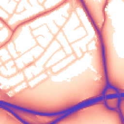 Daytime road noise heatmap for CH62 9BX