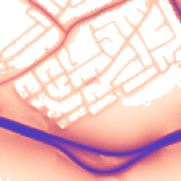 Daytime road noise heatmap for CH62 9DB