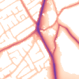Daytime road noise heatmap for CH62 9DH