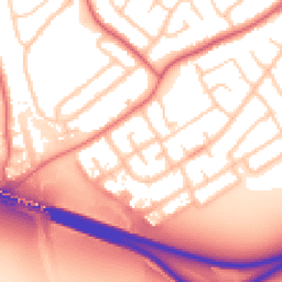 Daytime road noise heatmap for CH62 9DY