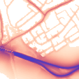 Daytime road noise heatmap for CH62 9DZ