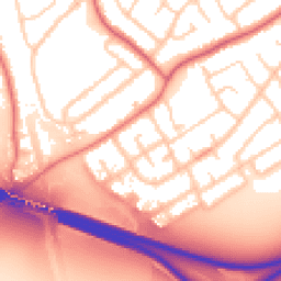 Daytime road noise heatmap for CH62 9EA