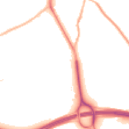 Night-time road noise heatmap for CH62 9EN