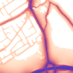 Daytime road noise heatmap for CH62 9ER