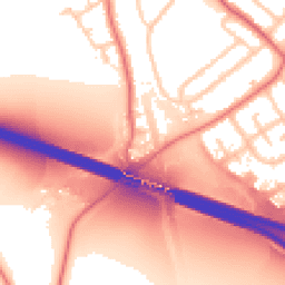 Daytime road noise heatmap for CH62 9EU