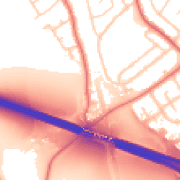 Daytime road noise heatmap for CH62 9EX