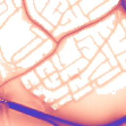 Daytime road noise heatmap for CH62 9HR