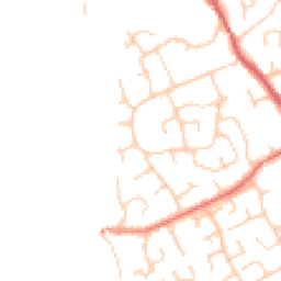 Daytime road noise heatmap for CH64 0SF