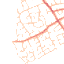Daytime road noise heatmap for CH64 0ST