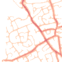 Daytime road noise heatmap for CH64 0TH