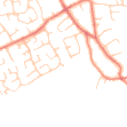 Daytime road noise heatmap for CH64 0UN