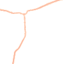 Night-time road noise heatmap for CH64 2UJ