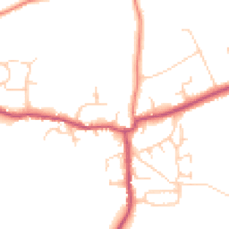 Daytime road noise heatmap for CH64 2UT