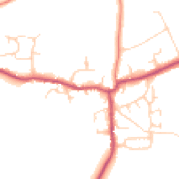 Daytime road noise heatmap for CH64 2WA