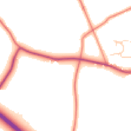 Daytime road noise heatmap for CH64 2WB