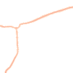 Night-time road noise heatmap for CH64 2XF